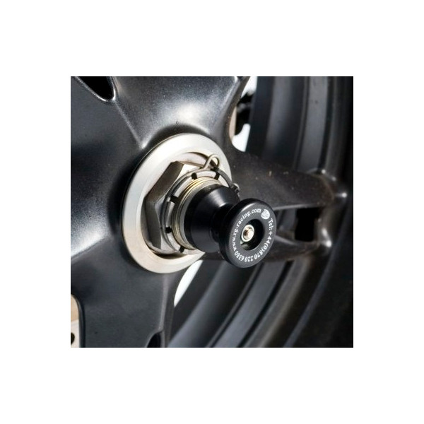 R&G Spindle Sliders for Triumph Sprint ST '05-, Speed Triple '97- '10, Daytona 955i & (T)595